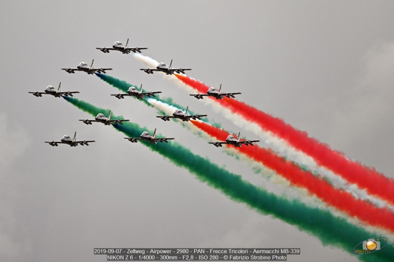 2019-09-07 - Zeltweg - Airpower - 2980 - PAN - Frecce Tricolori - Aermacchi MB-339.jpg